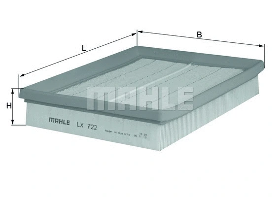 Air Filter (LX 722)