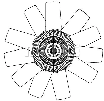 Fan, engine cooling (CFF 490 000P)