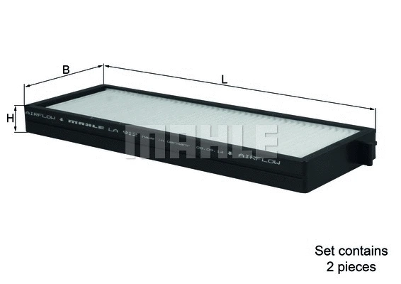 Filter, cabin air (LA 912/S)