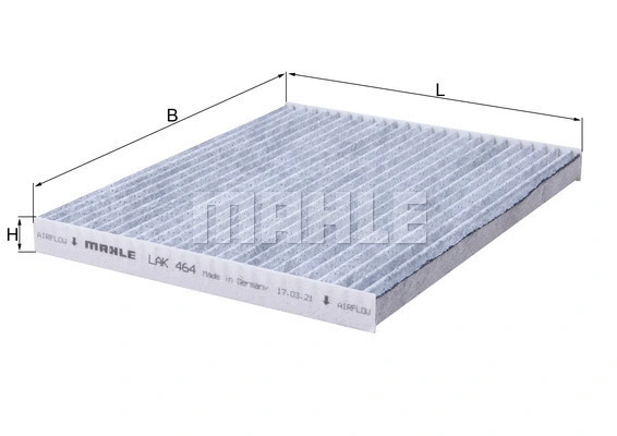 Filter, cabin air (LAK 464)