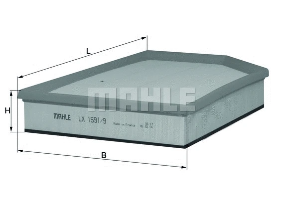 Air Filter (LX 1591/9)
