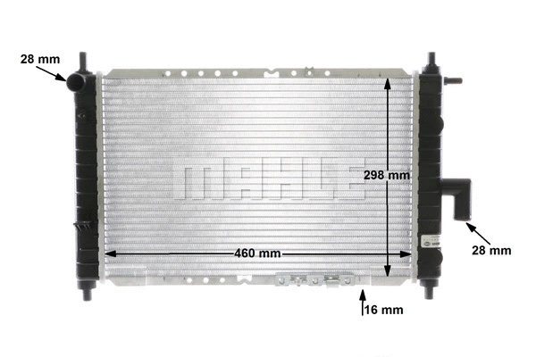 Radiator, engine cooling