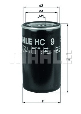 Hydraulic Filter, automatic transmission (HC 9)