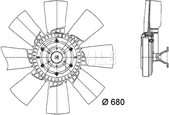 Fan, engine cooling