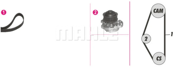 Water Pump & Timing Belt Kit (CPK 23 000P)