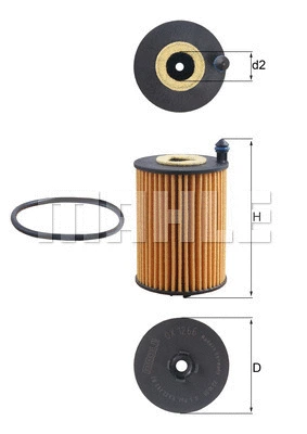 Oil Filter (OX 1266D)