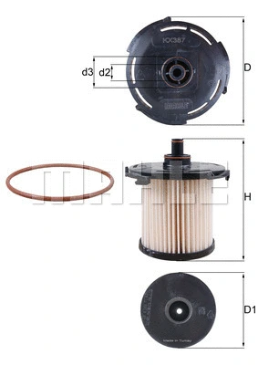 Fuel Filter (KX 387D)