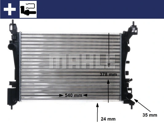 Radiator, engine cooling