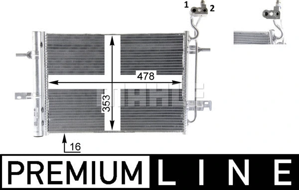 Condenser, air conditioning