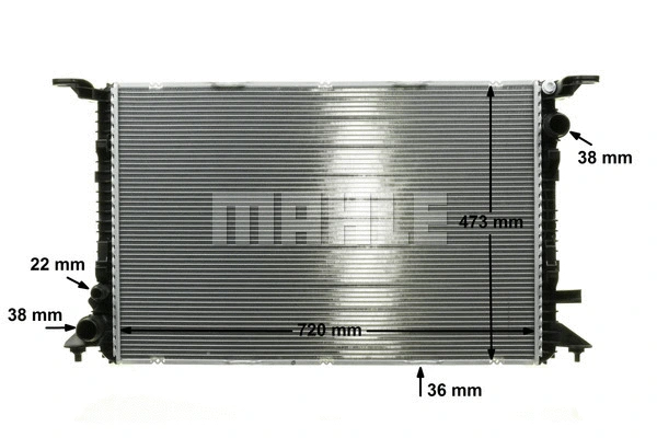 Radiator, engine cooling