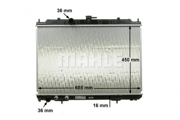 Radiator, engine cooling