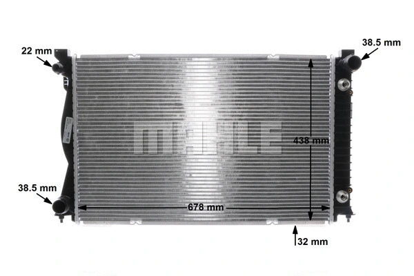 Radiator, engine cooling