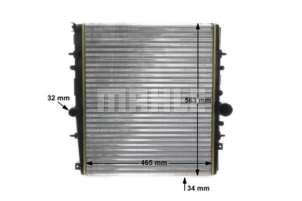 Radiator, engine cooling