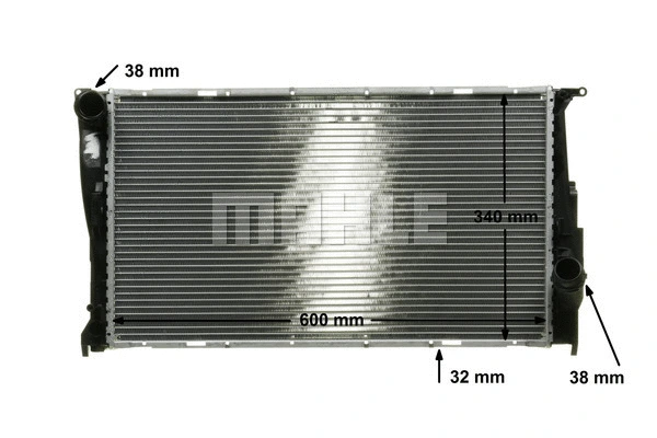 Radiator, engine cooling