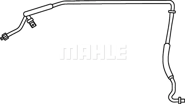 High Pressure Line, air conditioning (AP 80 000P)