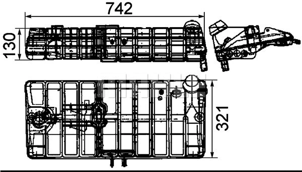 Expansion Tank, coolant (CRT 48 000S)
