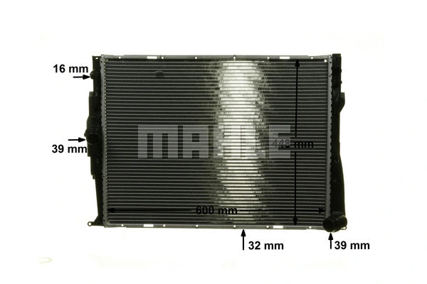 Radiator, engine cooling