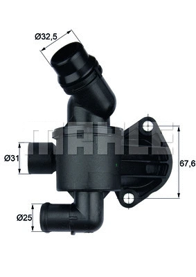 Thermostat, coolant (TI 34 87)