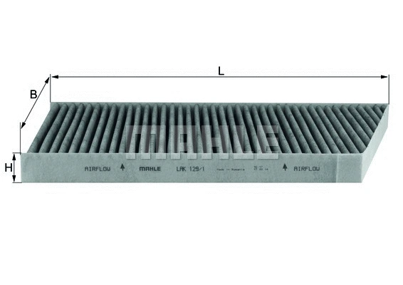 Filter, cabin air (LAK 129/1)