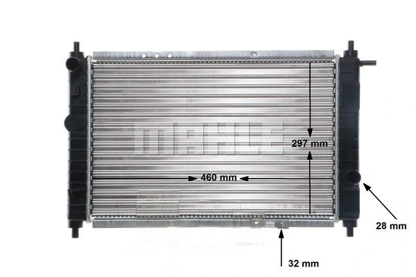 Radiator, engine cooling