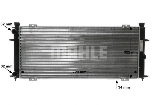Radiator, engine cooling