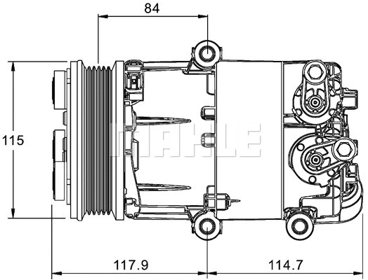 Compressor, air conditioning