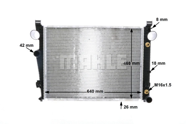 Radiator, engine cooling