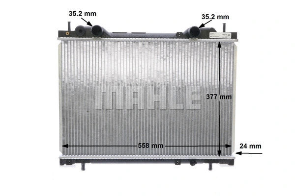 Radiator, engine cooling