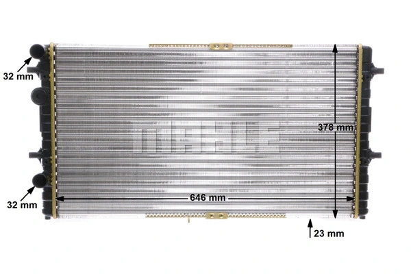 Radiator, engine cooling