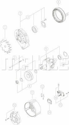 Alternator (MG 372)