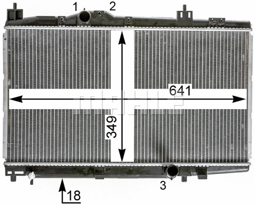 Radiator, engine cooling