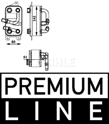 Oil Cooler, automatic transmission