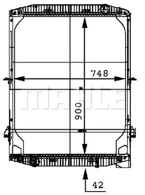 Radiator, engine cooling
