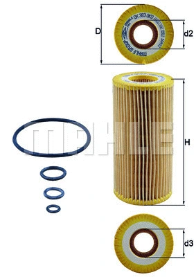 Oil Filter (OX 383D)