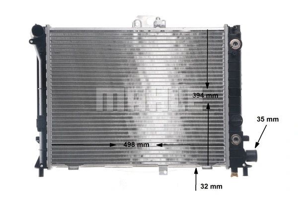 Radiator, engine cooling