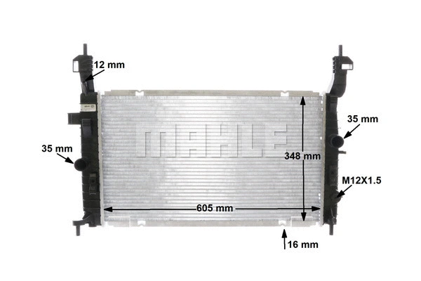 Radiator, engine cooling