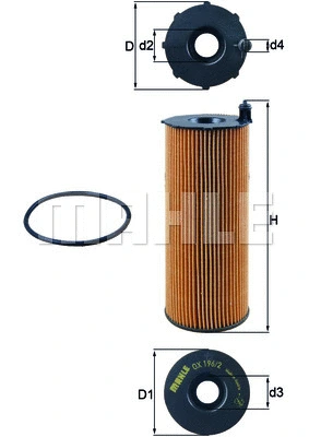 Oil Filter (OX 196/2D)