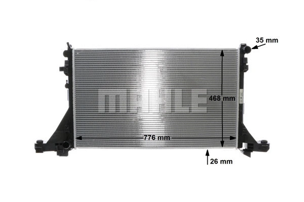 Radiator, engine cooling