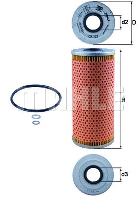 Oil Filter (OX 121D)