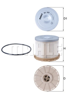 Fuel Filter (KX 505D)