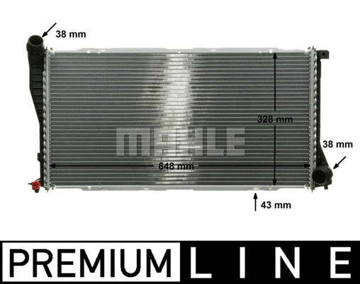Radiator, engine cooling