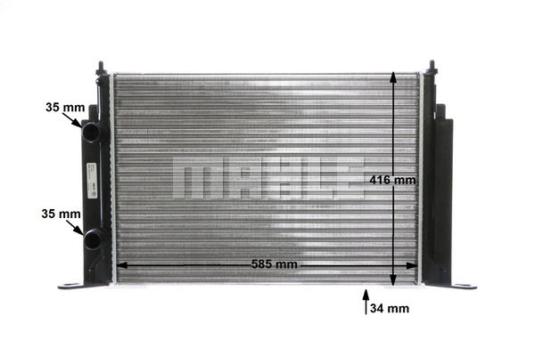 Radiator, engine cooling