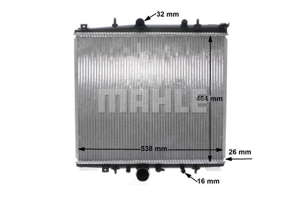 Radiator, engine cooling