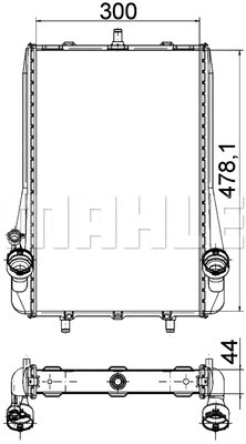 Radiator, engine cooling