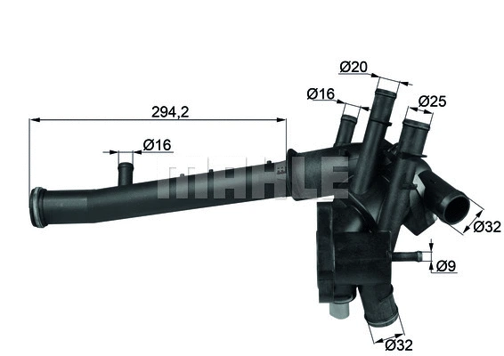 Thermostat, coolant (TI 18 109)
