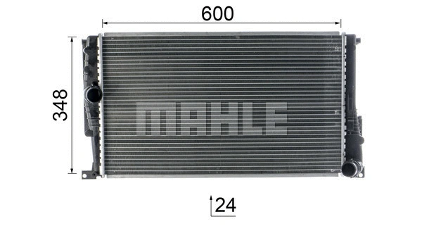 Radiator, engine cooling