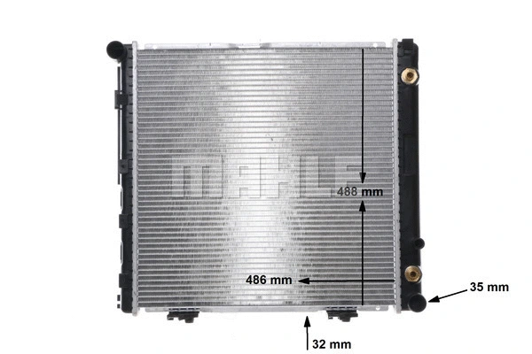 Radiator, engine cooling