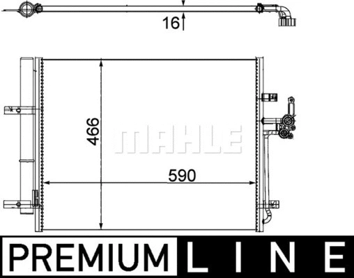 Condenser, air conditioning
