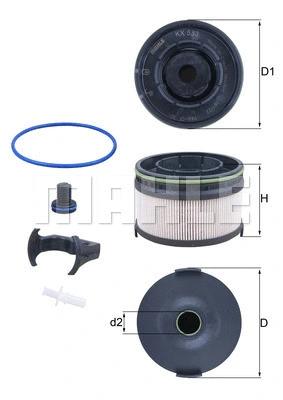 Fuel Filter (KX 533 KIT)