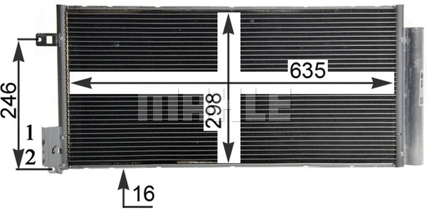 Condenser, air conditioning